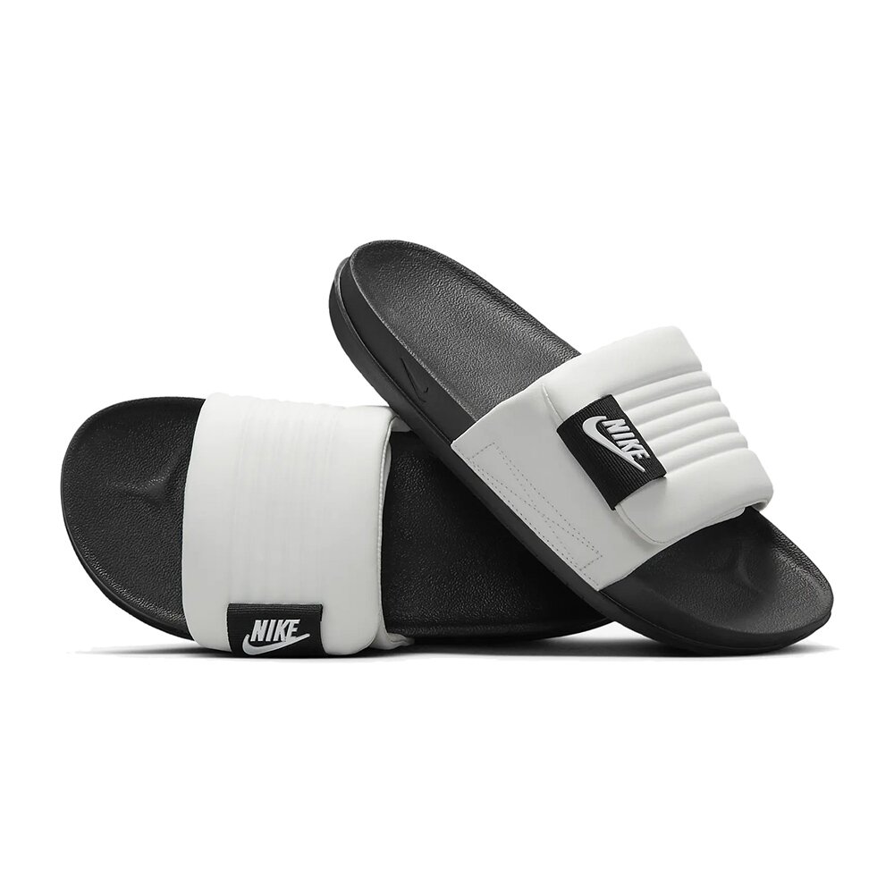 DQ9624-100-Nike Offcourt Adjust 拖鞋 男鞋 休閒鞋 白黑 DQ9624-100