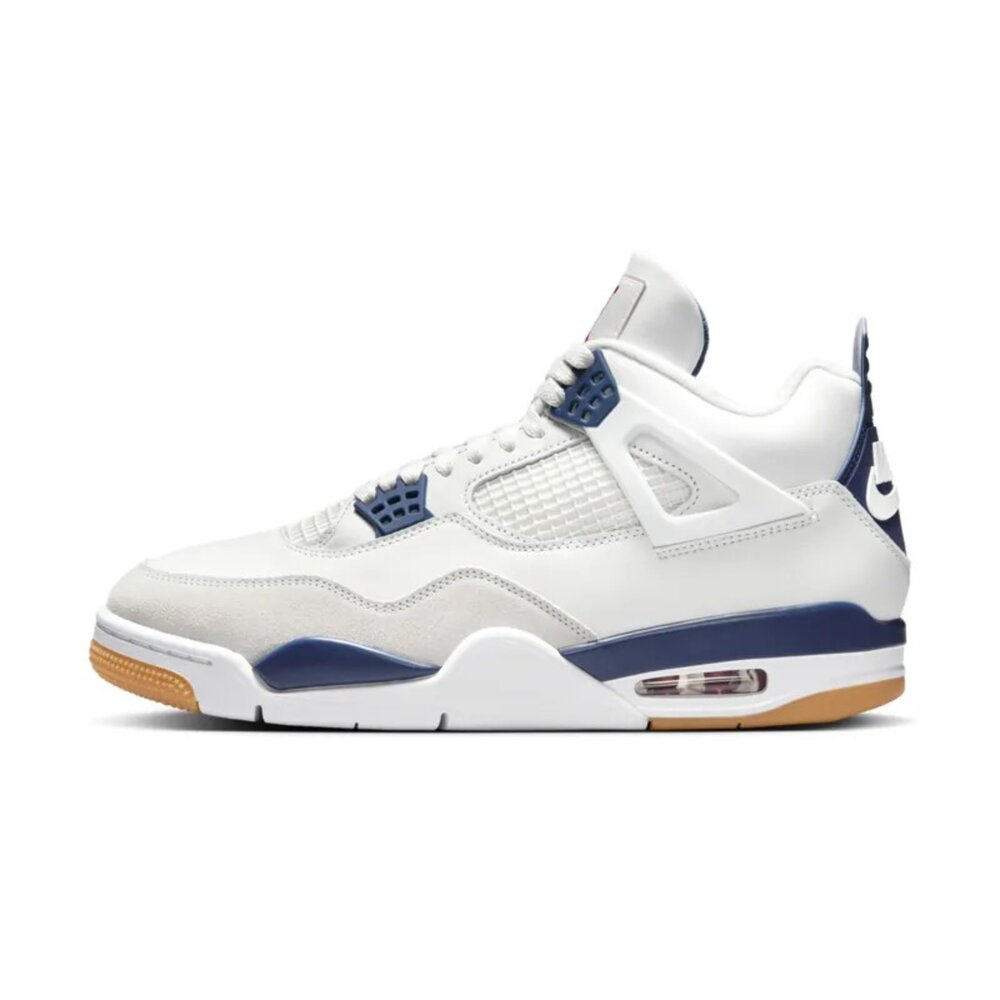 Nike Jordan 4 Retro SB Navy 海軍藍 聯名款 滑板鞋 休閒鞋 男鞋 DR5415-100-圖片-1