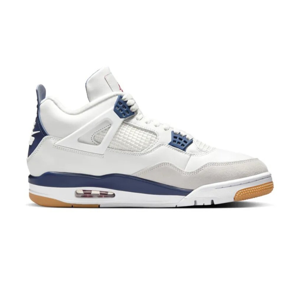 Nike Jordan 4 Retro SB Navy 海軍藍 聯名款 滑板鞋 休閒鞋 男鞋 DR5415-100-圖片-2