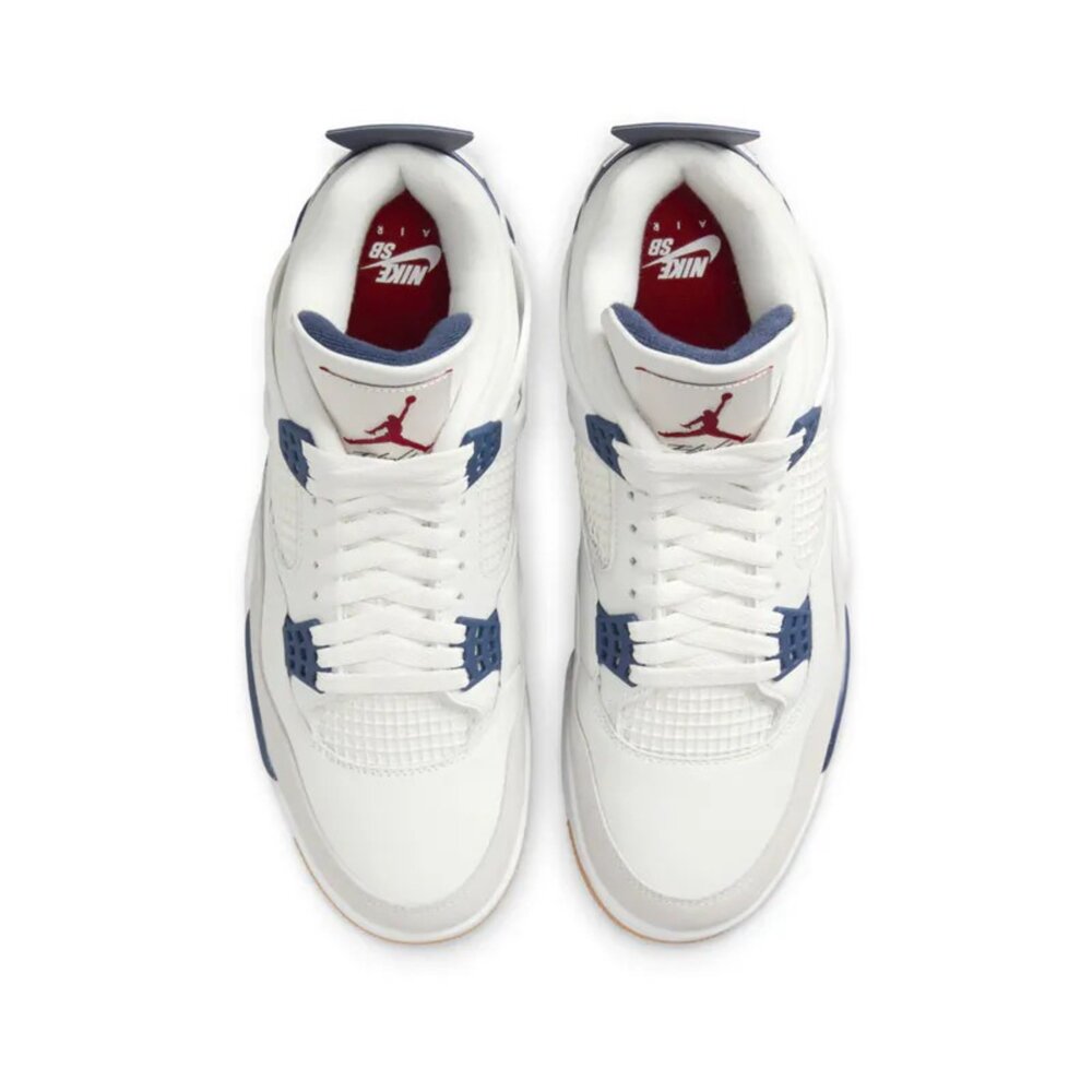 Nike Jordan 4 Retro SB Navy 海軍藍 聯名款 滑板鞋 休閒鞋 男鞋 DR5415-100-圖片-3
