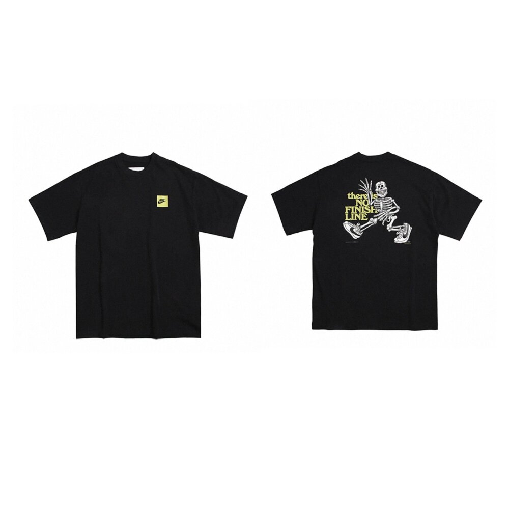 DX5842-355-Nike No Finish Glow Tee 骷髏人 墨綠/黑 短袖 DX5842