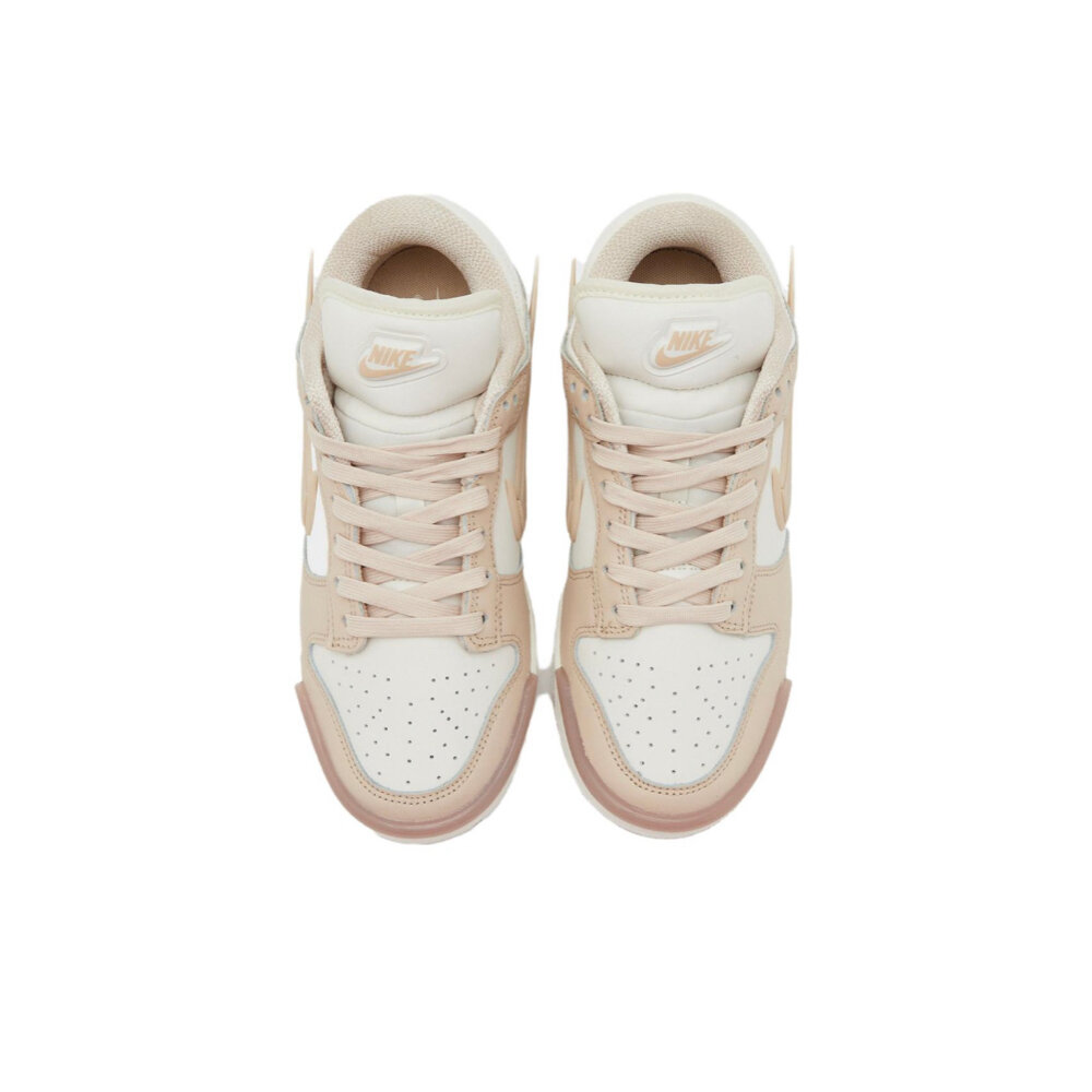 W Nike Dunk Low Twist 奶茶 立體勾 女鞋 休閒鞋 DZ2794-102-圖片-2