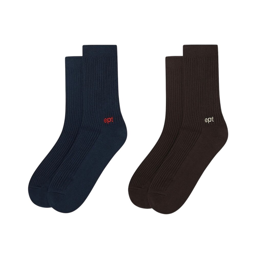 Ept Logo Socks 襪子 米紅、紫、肉粉、海軍藍、紅棕、黑白字、渲染灰、橘、白綠、黑紫-圖片-3