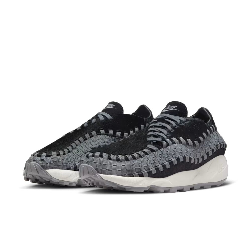 FB1959-001-Nike Air Footscape Woven Black and Smoke Grey 黑灰馬毛 FB1959-00