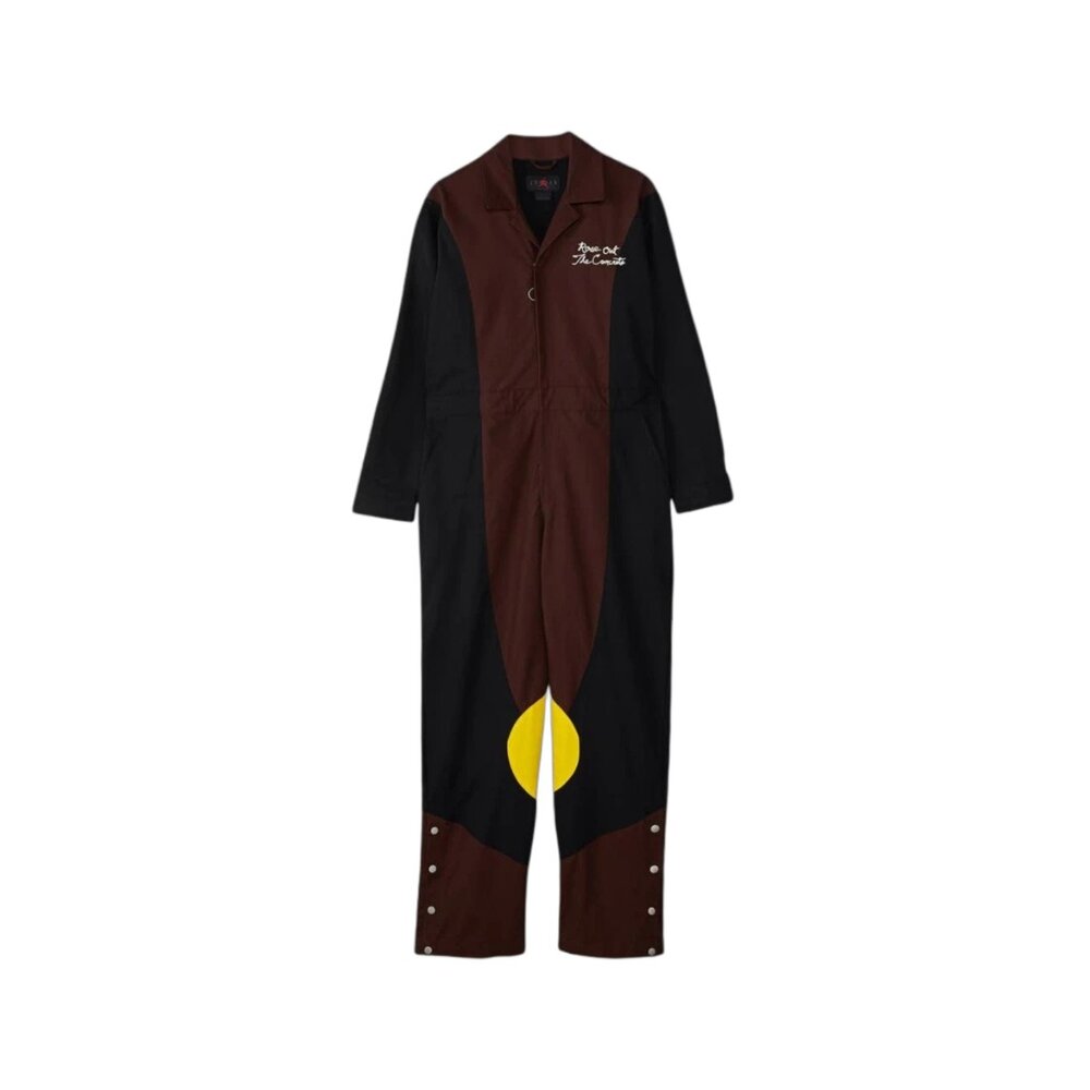 FB2651-227-W Air Jordan x Teyana Taylor Jumpsuit Earth 黑棕色 連身褲 聯名 刺繡 玫瑰