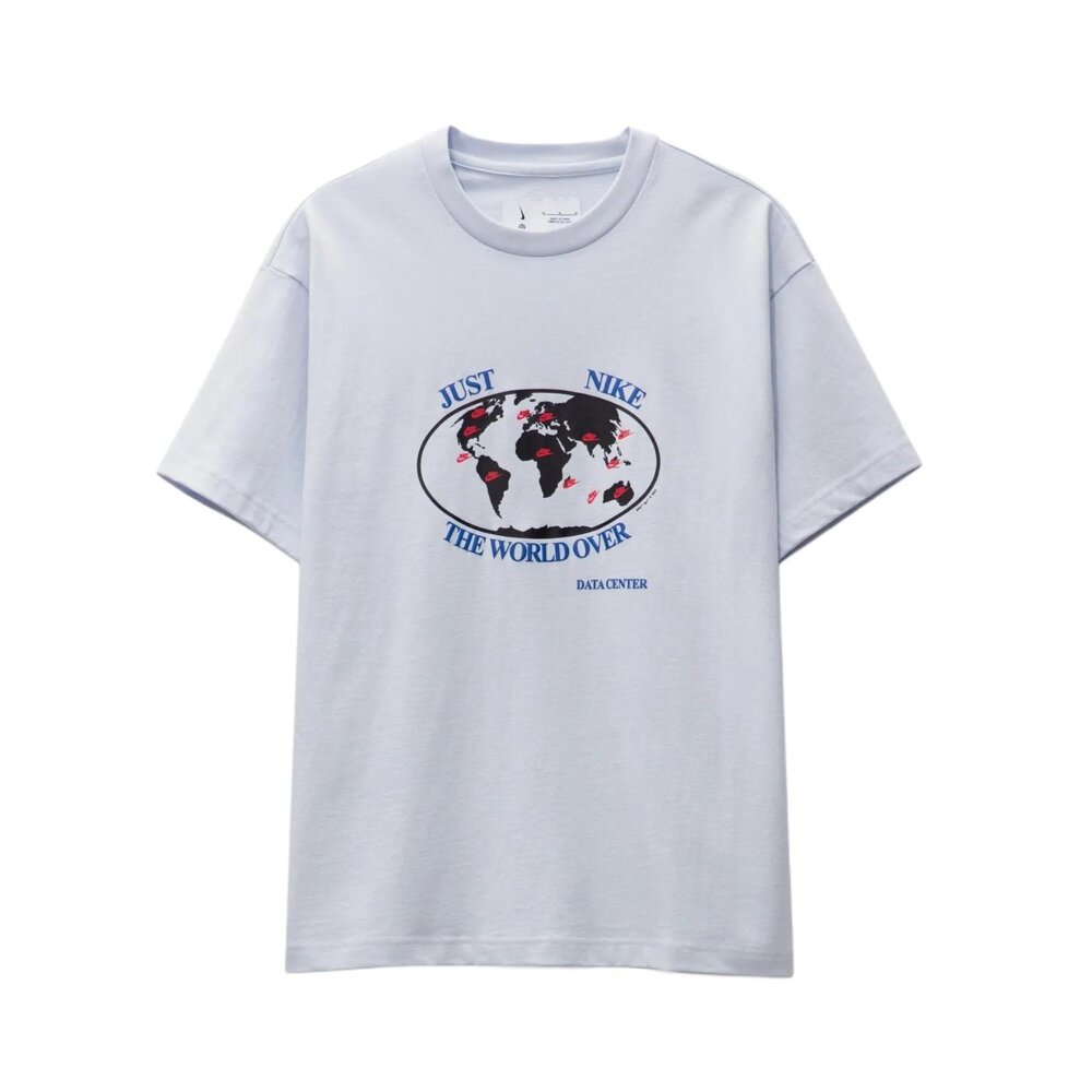 FB2750-085-Nike Worldover Football T-Shirt 淺藍