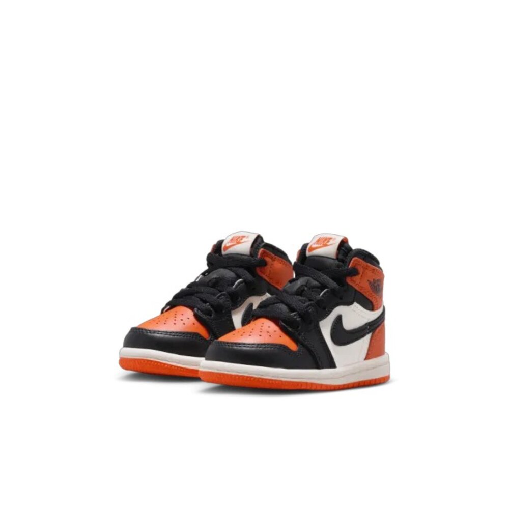 FD1413-008-Nike Air Jordan 1 Retro High OG Black 2025 黑橘 TD 小童 高筒 FD141