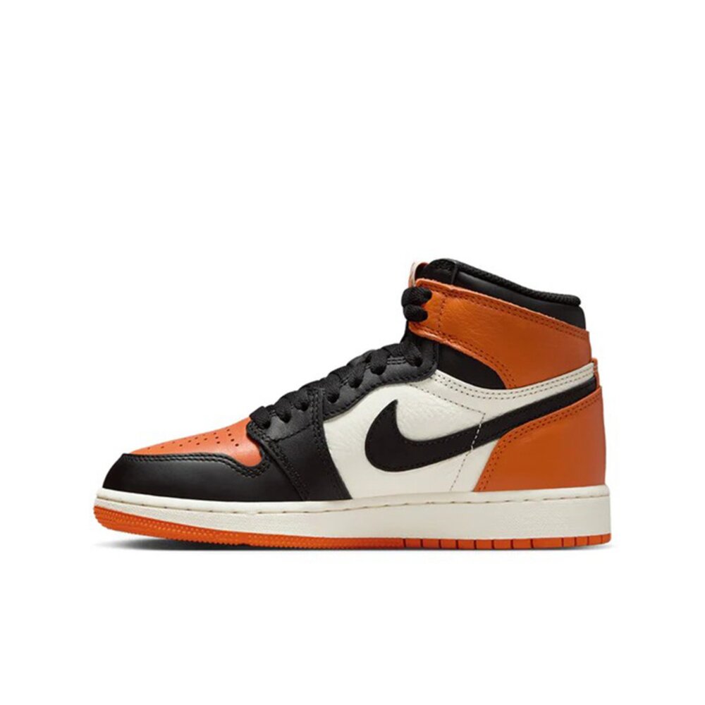 Nike Air Jordan 1 Retro High OG 2025 黑橘 GS 高筒 FD1437-008-圖片-1