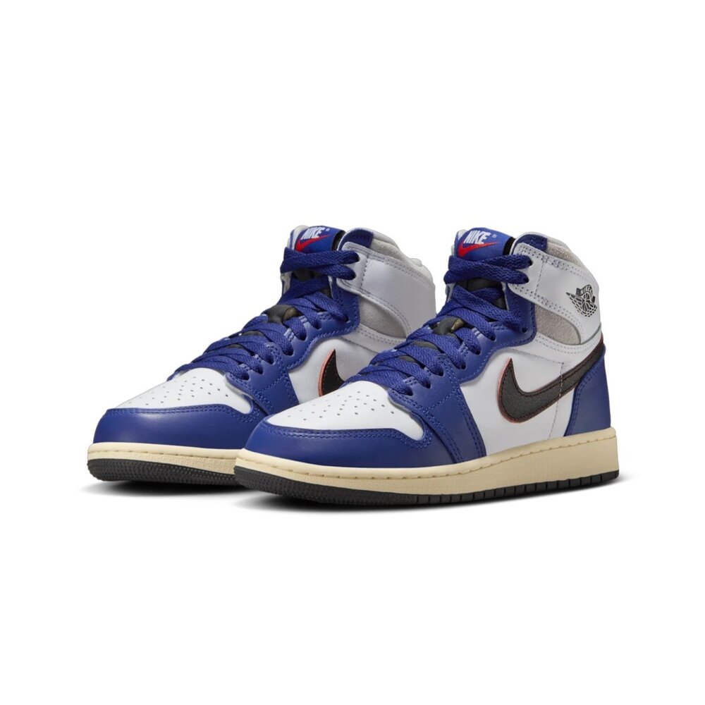 FD1437-100-Nike Air Jordan 1 High OG 皇家深藍 GS AJ1 皮革 舒適 經典 運動鞋 休閒鞋 大童鞋 F