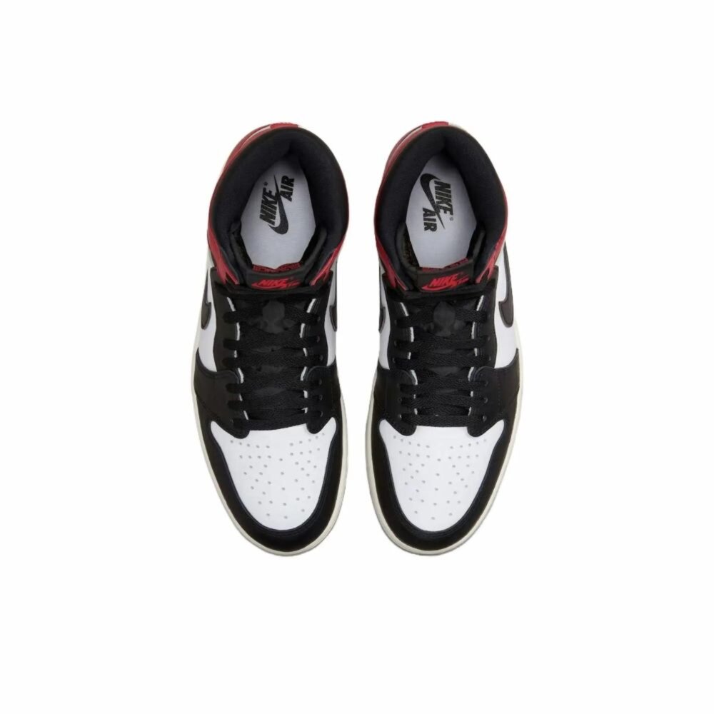 Air Jordan 1 High OG GS 大童 黑腳趾 黑紅-圖片-3