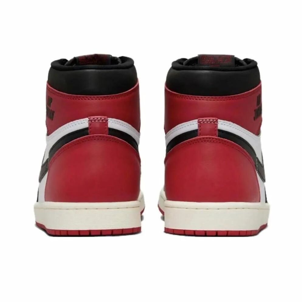 Air Jordan 1 High OG GS 大童 黑腳趾 黑紅-圖片-4