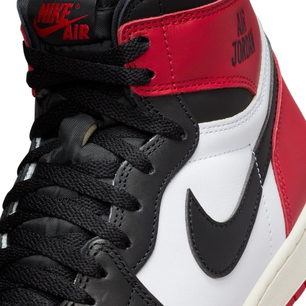 Air Jordan 1 High OG GS 大童 黑腳趾 黑紅-圖片-6