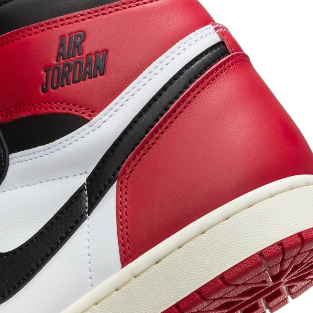 Air Jordan 1 High OG GS 大童 黑腳趾 黑紅-圖片-7