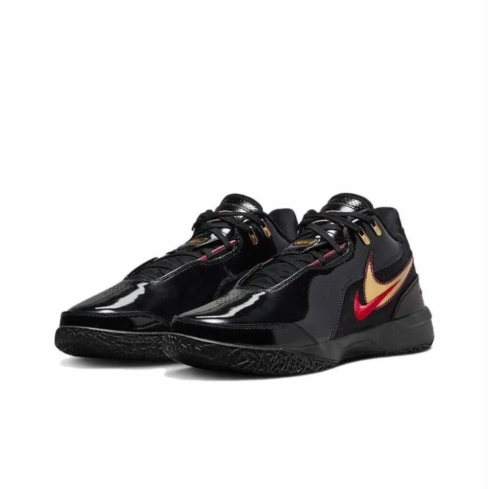 FJ1567-001-Nike LeBron NXXT Gen AMPD EP 籃球鞋 黑紅金 男鞋 運動鞋 包覆 緩震 FJ1567-00