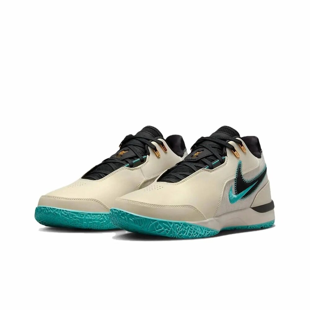 FJ1567-101-Nike ZM LeBron NXXT Gen AMPD EP 籃球鞋 礦石棕青 詹皇 運動鞋 男鞋 FJ1567-10