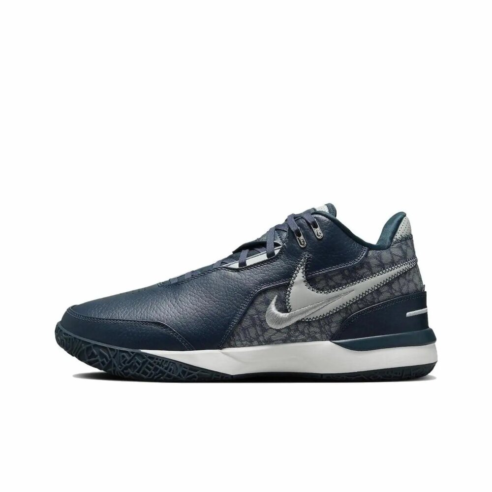 Nike LeBron NXXT Gen AMPD EP 籃球鞋 藍銀 詹皇 軍校藍 包覆 緩震 FJ1567-400-圖片-1