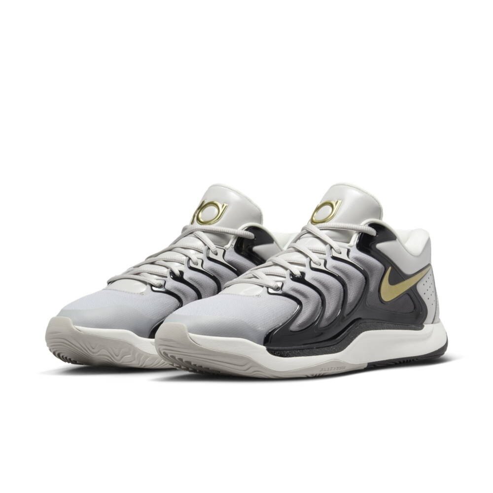 FJ9488-003-Nike KD17 EP 籃球鞋 灰黑金 漸層 氣墊 緩震 FJ9488-003