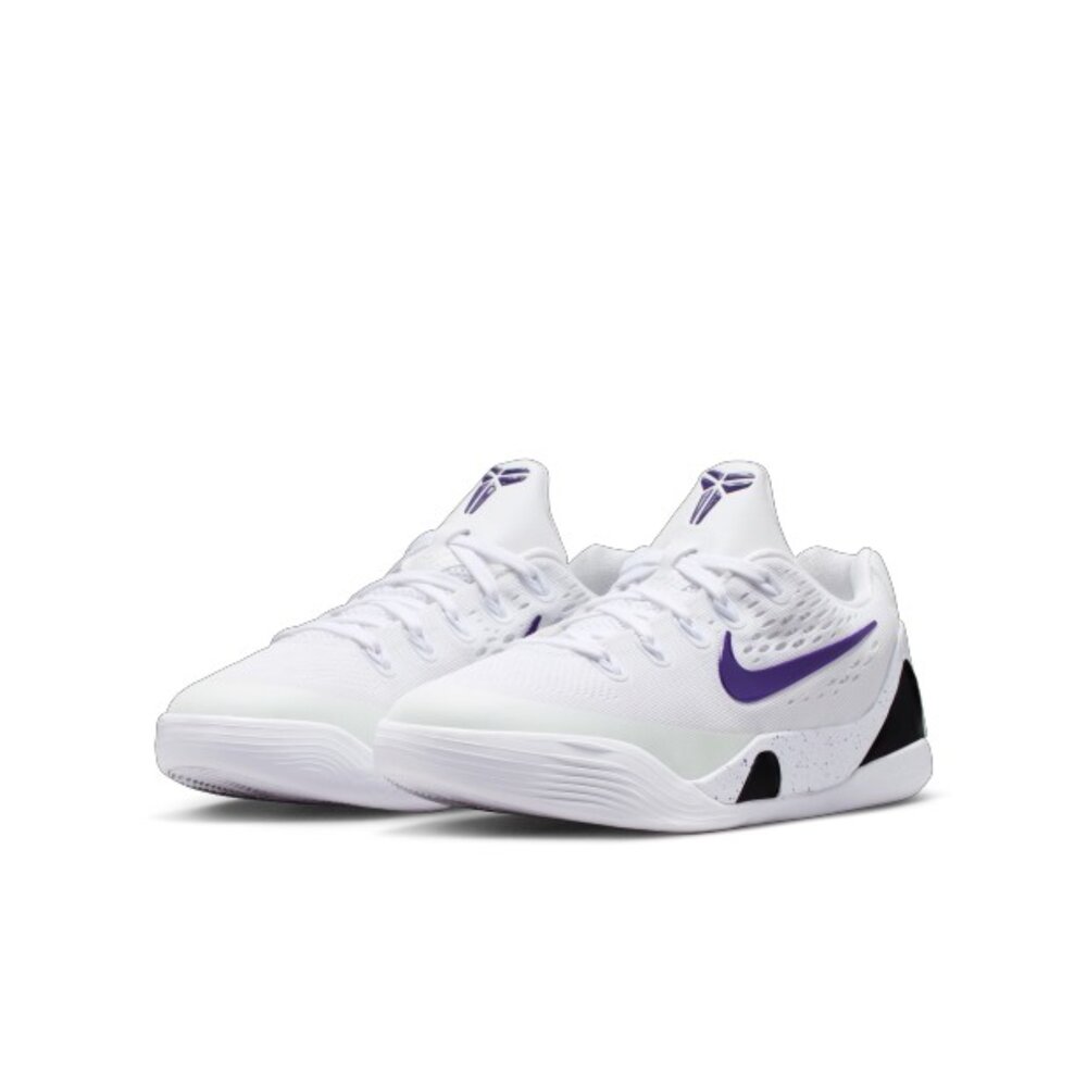 FV3607-101-Nike Kobe 9 EM Low TB White Court Purple 白紫 GS FV3607-101