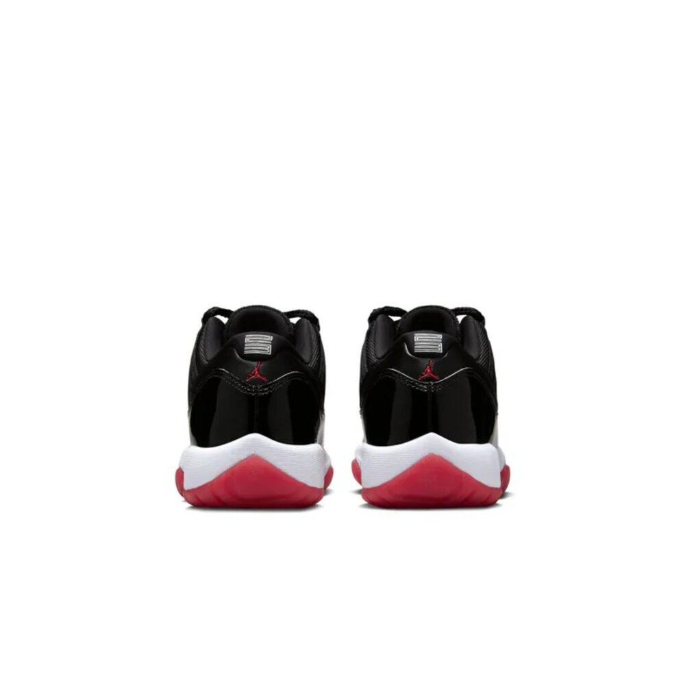 Air Jordan 11 Low Bred 2025 黑白紅 GS 復刻 經典 低筒 女鞋 大童鞋 FV5121-00-圖片-3