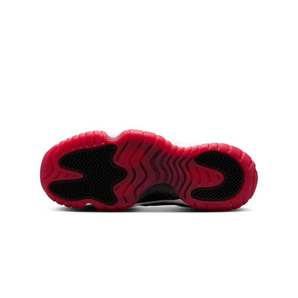 Air Jordan 11 Low Bred 2025 黑白紅 GS 復刻 經典 低筒 女鞋 大童鞋 FV5121-00-圖片-4