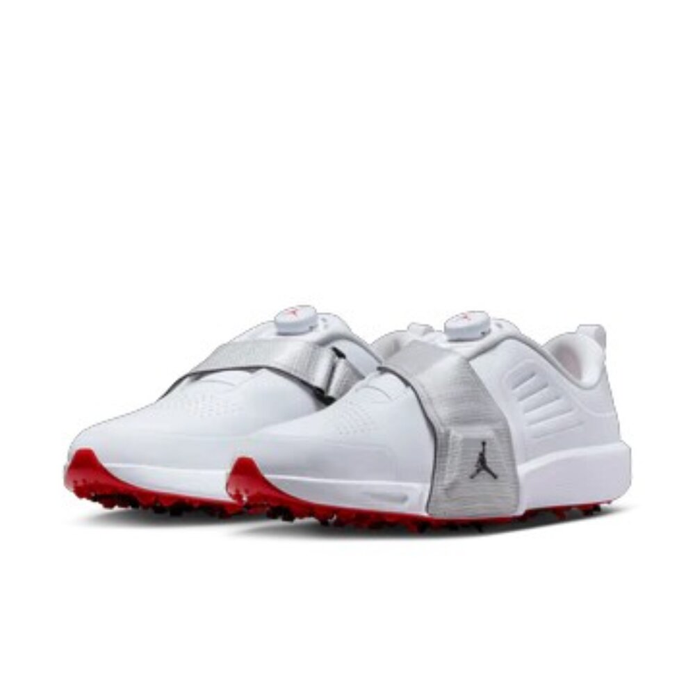 FV6338-100-Air Jordan Air Rev White Metallic Silver 白紅 高爾夫正式鞋 FV6338-10