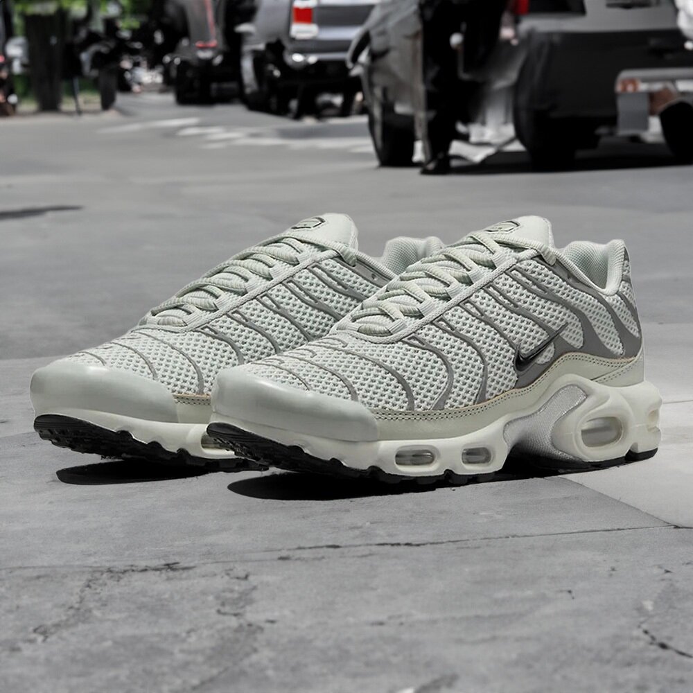 W Nike Air Max Plus 灰白 女鞋 休閒鞋-圖片-6
