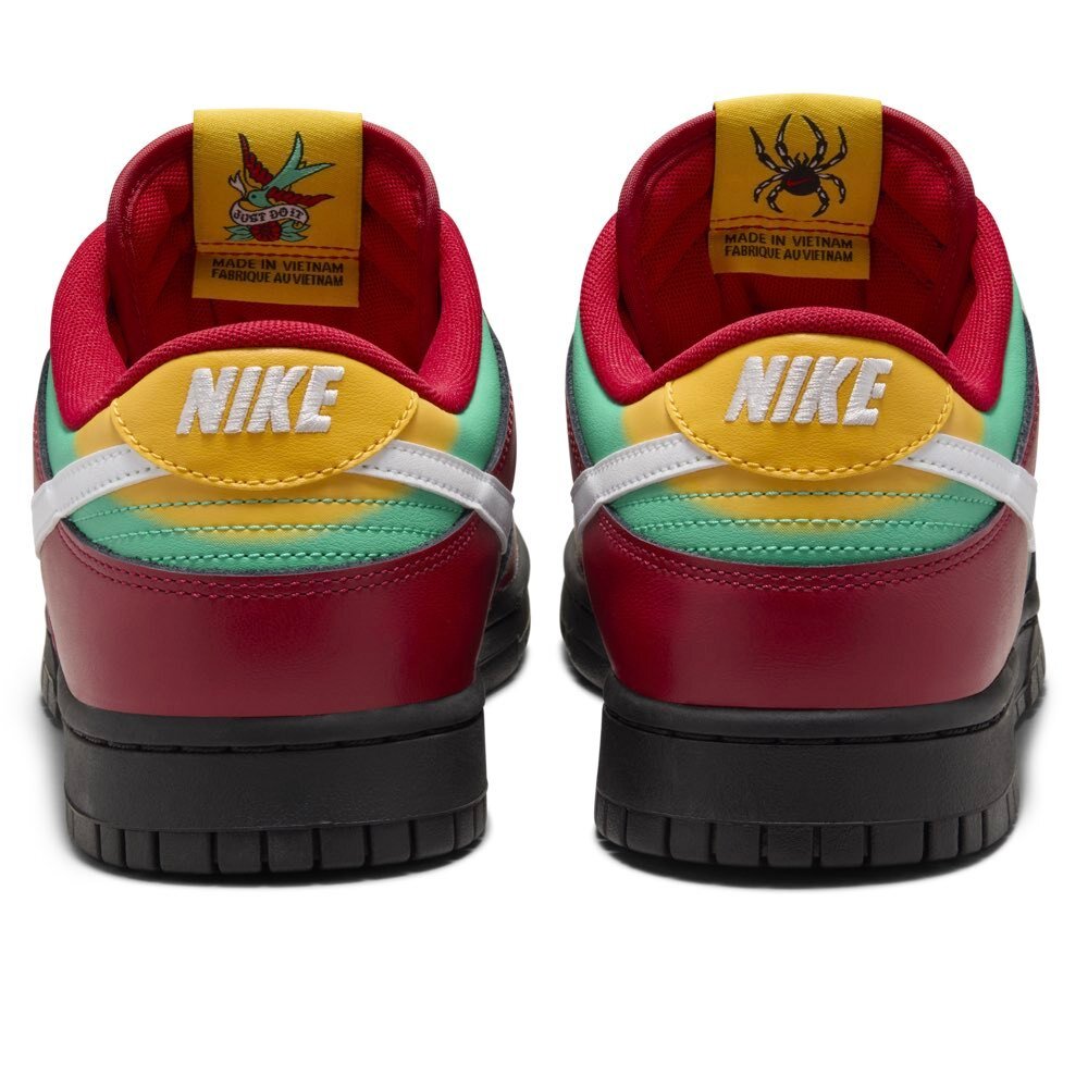 Nike Dunk Low Biker Tattoos 紅黑白 休閒鞋 FZ3057-001-圖片-5