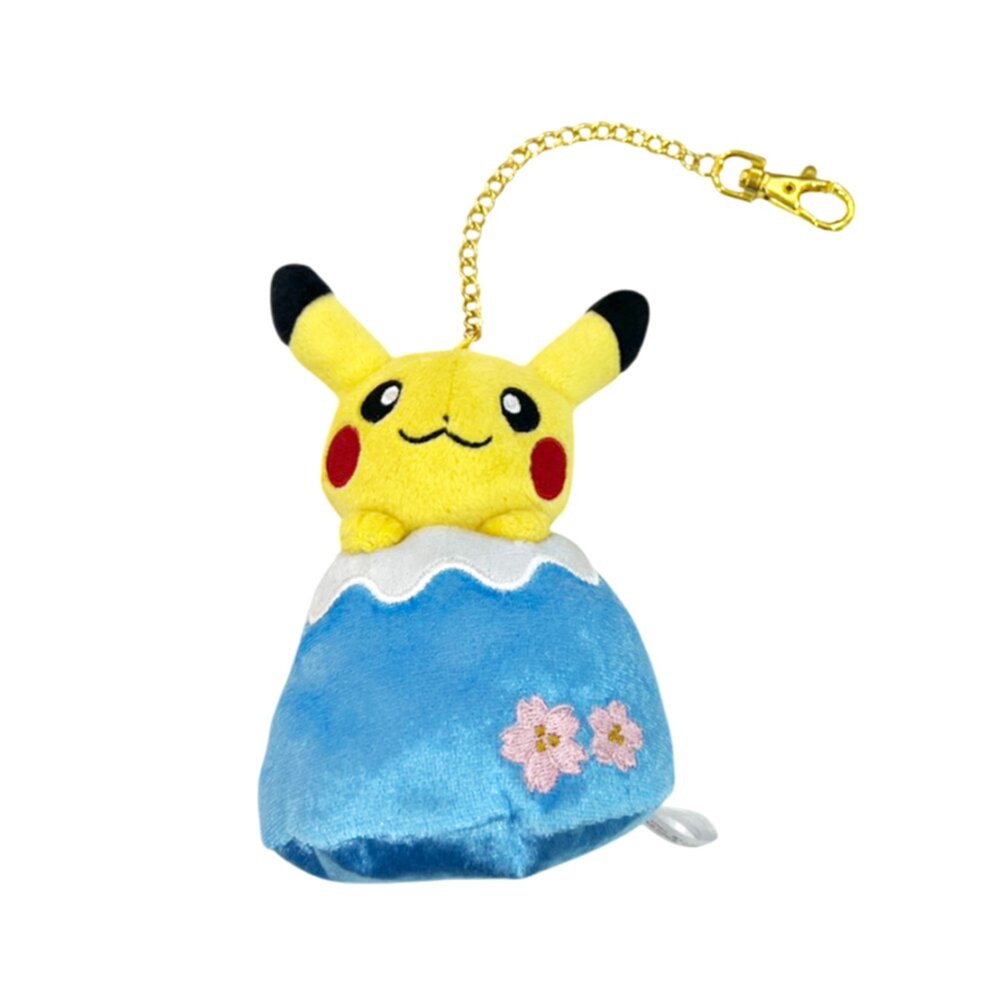 Fuji-mnpikachu-Pokemon 富士山限定 小皮卡丘 吊飾 日本 寶可夢 娃娃 御殿場