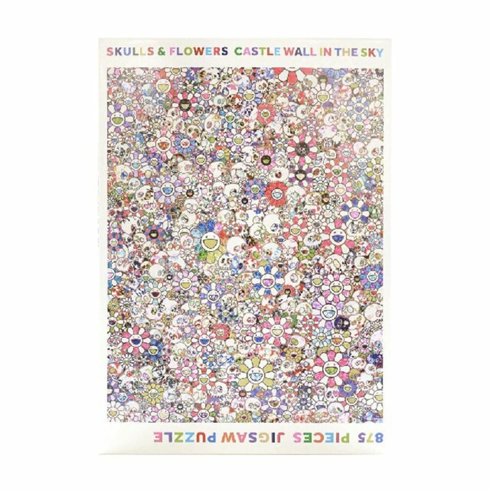G031369-村上隆拼圖 875 Pieces 彩色 小花 太陽花 骷髏