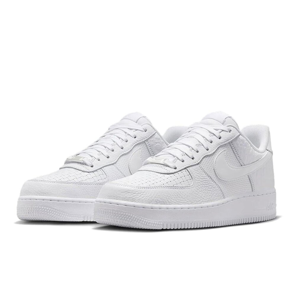 HF2893-100-Nike Air Force 1 Low PRM White 全白 鱷魚紋 HF2893-100