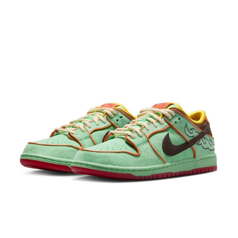 HF3058-300-Nike SB Dunk Low Pro QS Tourmaline 綠鞋紅底 2025 低筒 牛仔 休閒鞋 男鞋 HF