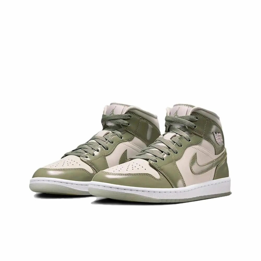 HF4079-003-W Nike Air Jordan 1 Mid SE Sea Glass 牛油果綠 女鞋 綠 米白 中筒 AJ1 HF4