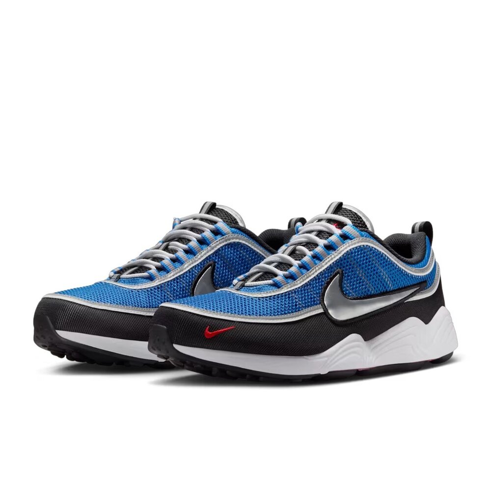 HF9117-400-Nike Air Zoom Spiridon Black and Signal Blue 藍黑銀	緩震 休閒鞋 男鞋 H