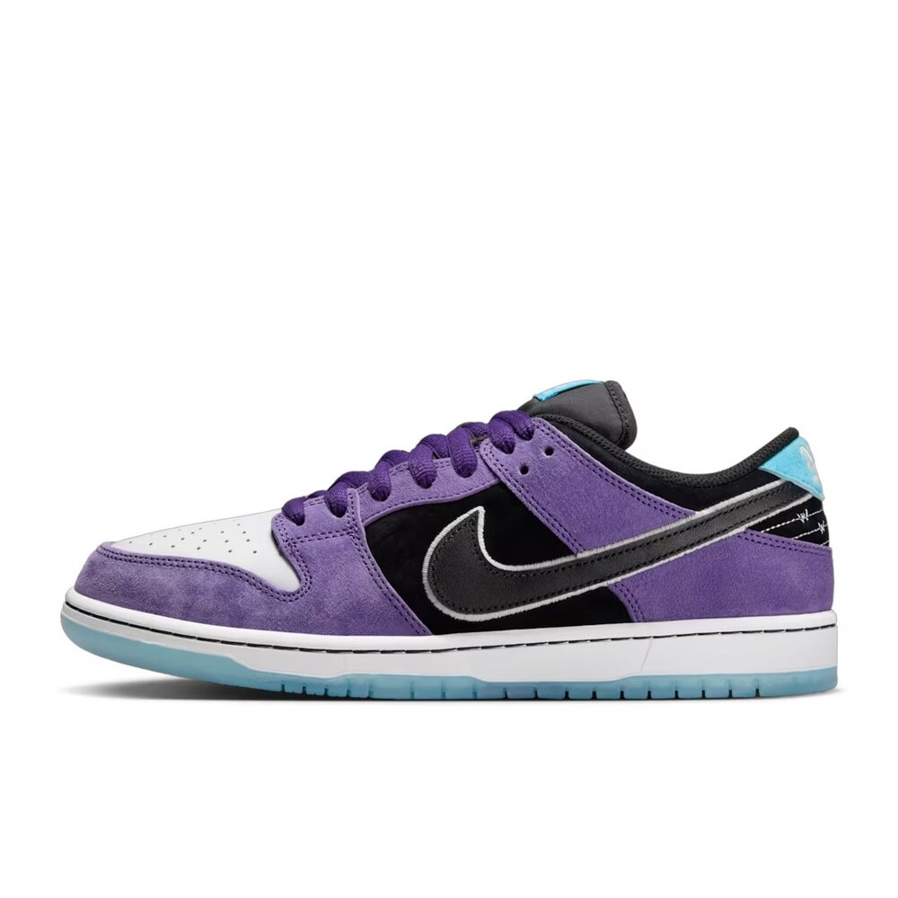 Hayley Wilson x Nike SB Dunk 麂皮黑紫冰底 聯名款 刺青 休閒鞋 男鞋 HJ0513-500-圖片-1