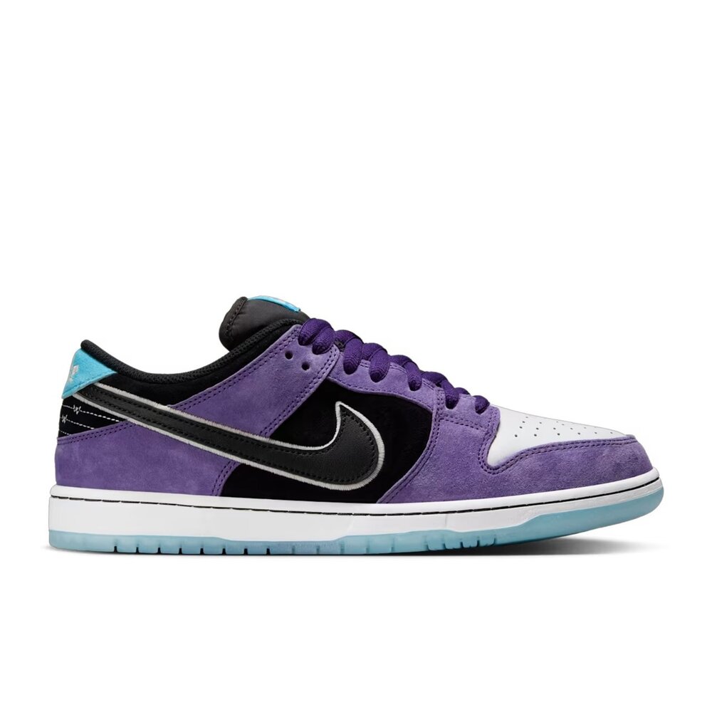 Hayley Wilson x Nike SB Dunk 麂皮黑紫冰底 聯名款 刺青 休閒鞋 男鞋 HJ0513-500-圖片-2