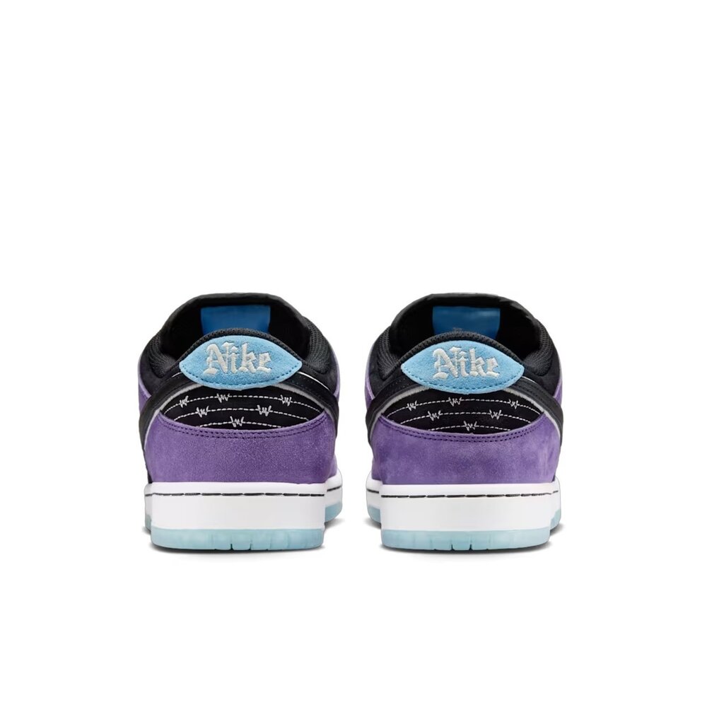 Hayley Wilson x Nike SB Dunk 麂皮黑紫冰底 聯名款 刺青 休閒鞋 男鞋 HJ0513-500-圖片-4