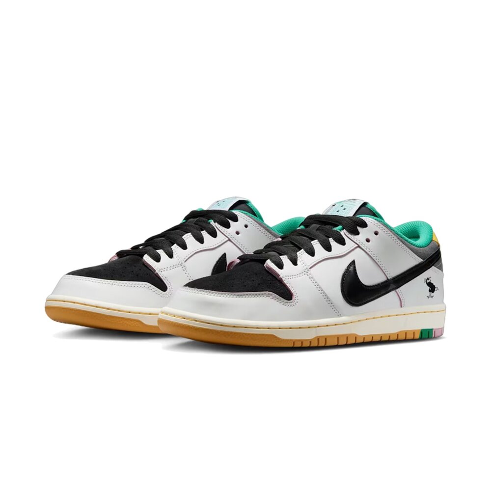 HJ4132-100-Nike SB Dunk Low Pro QS Black-White 黑白 低筒 聯名款 休閒鞋 男鞋 HJ4132-