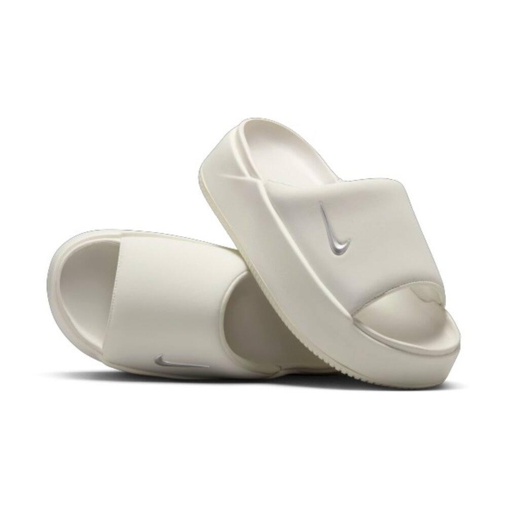 HJ5601-100-W Nike Calm Elevation White 米白拖鞋 厚底 HJ5601-100