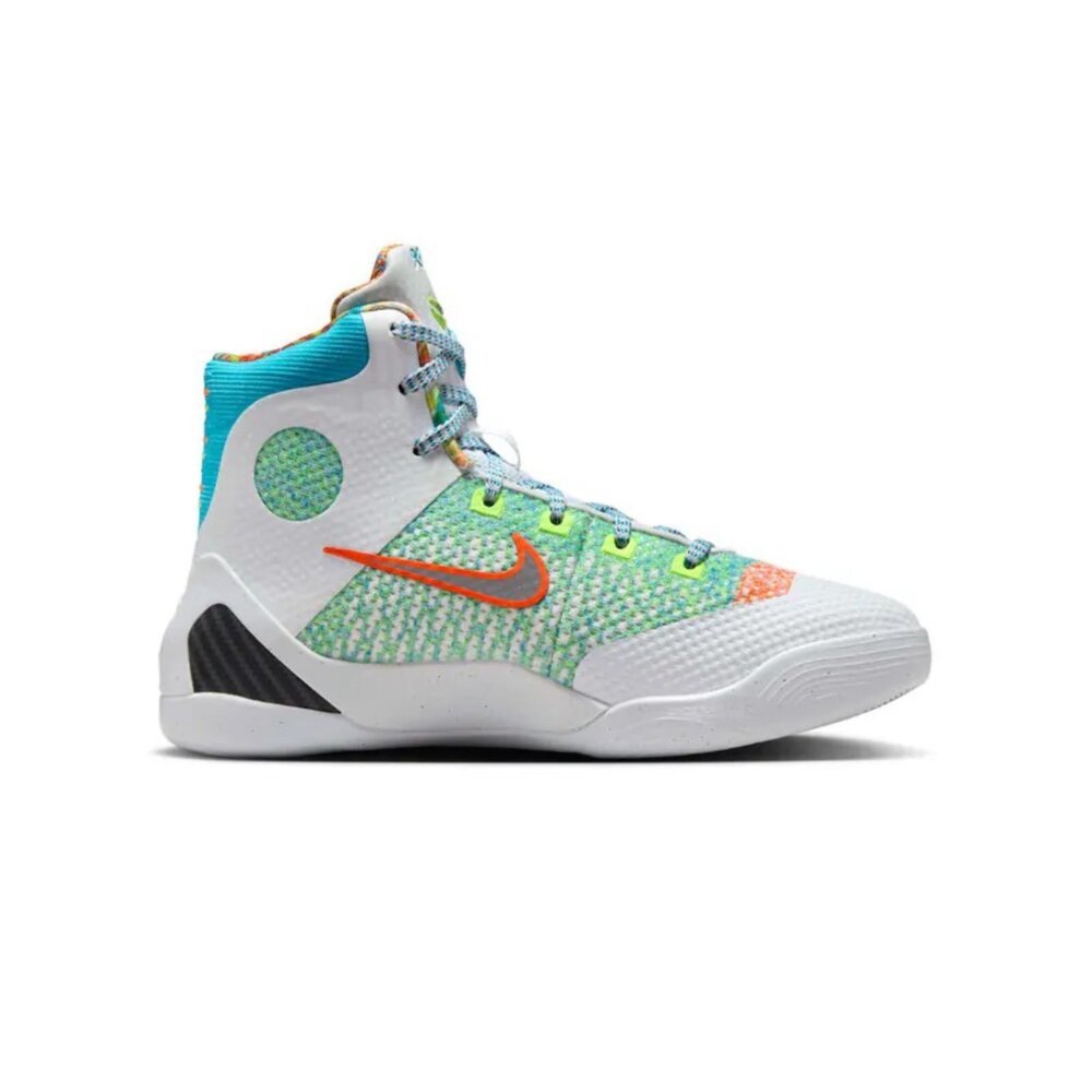 Nike Kobe 9 Elite Protro What The 2025 White GS 白橙綠 高筒 籃球鞋 大-圖片-2