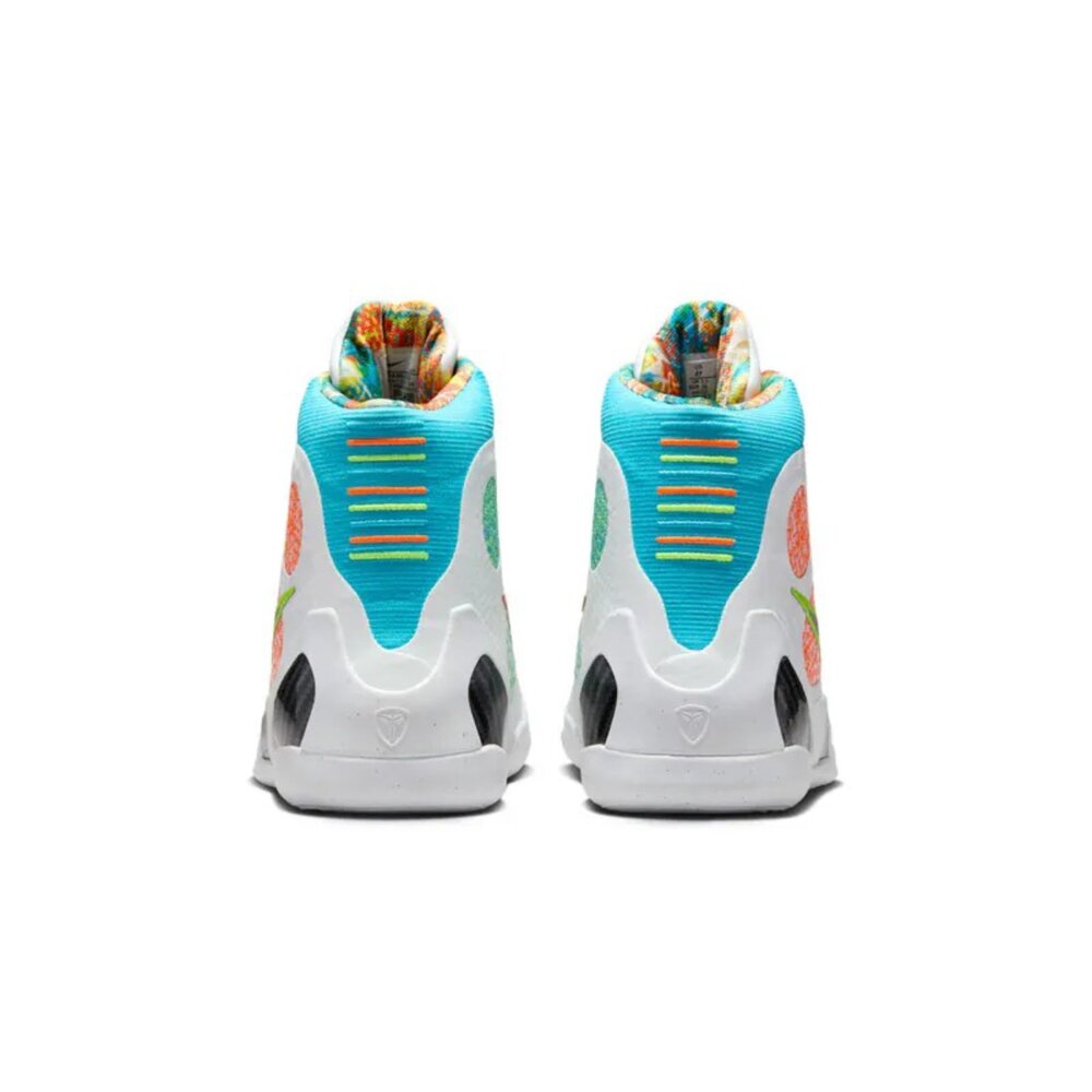 Nike Kobe 9 Elite Protro What The 2025 White GS 白橙綠 高筒 籃球鞋 大-圖片-4