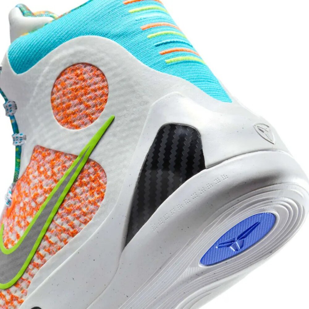 Nike Kobe 9 Elite Protro What The 2025 White GS 白橙綠 高筒 籃球鞋 大-圖片-7