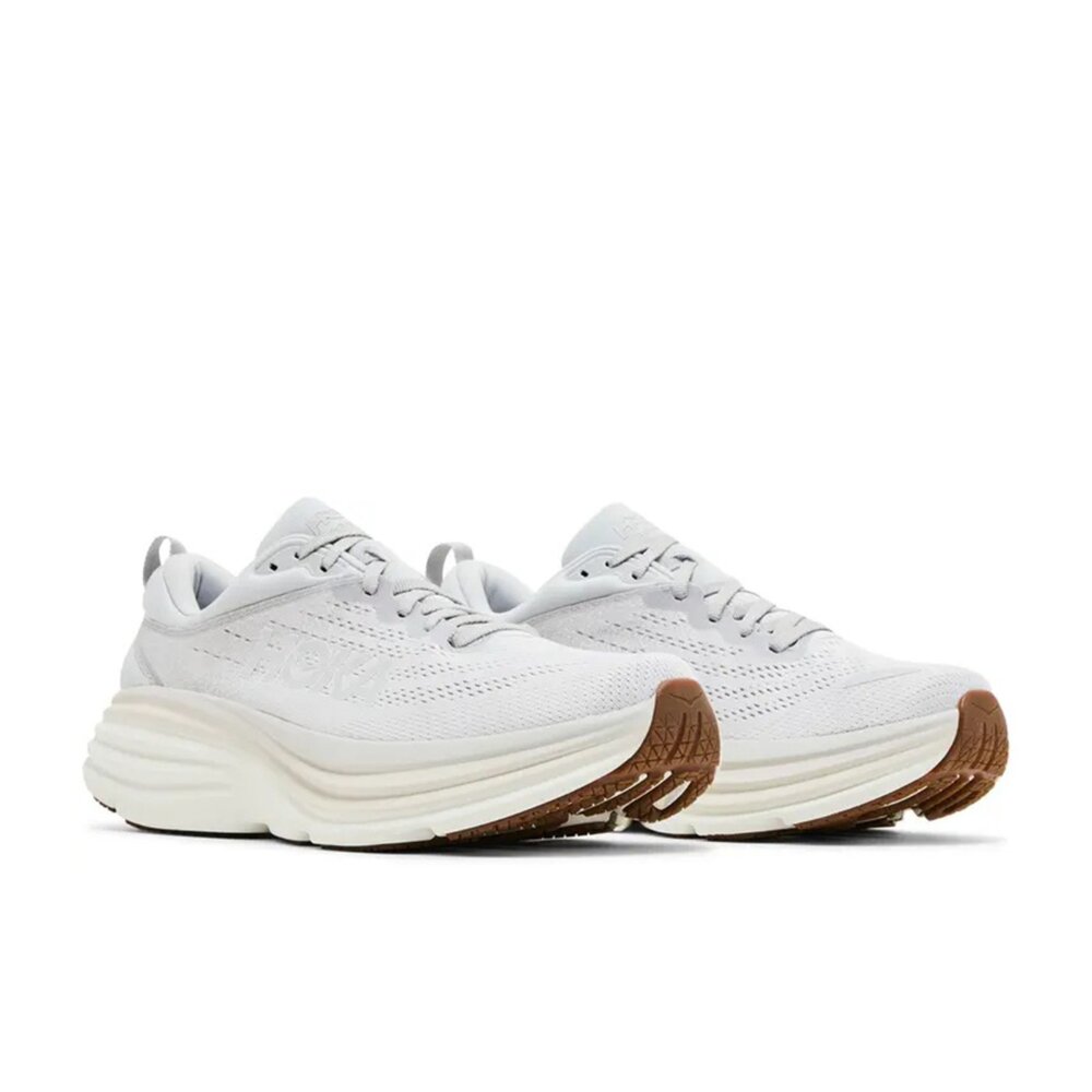 HO1123202LRNC-Hoka One One Bondi 8 Lunar Rock 曜石白 HO1123202LRNC