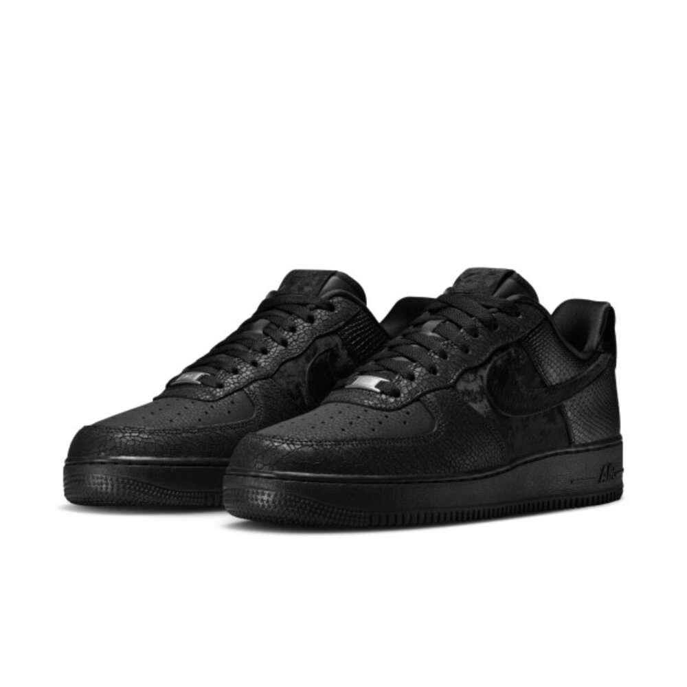 HQ1977-001-Nike Air Force 1 Low '07 LX Triple Black 黑蛇麟 HQ1977-001
