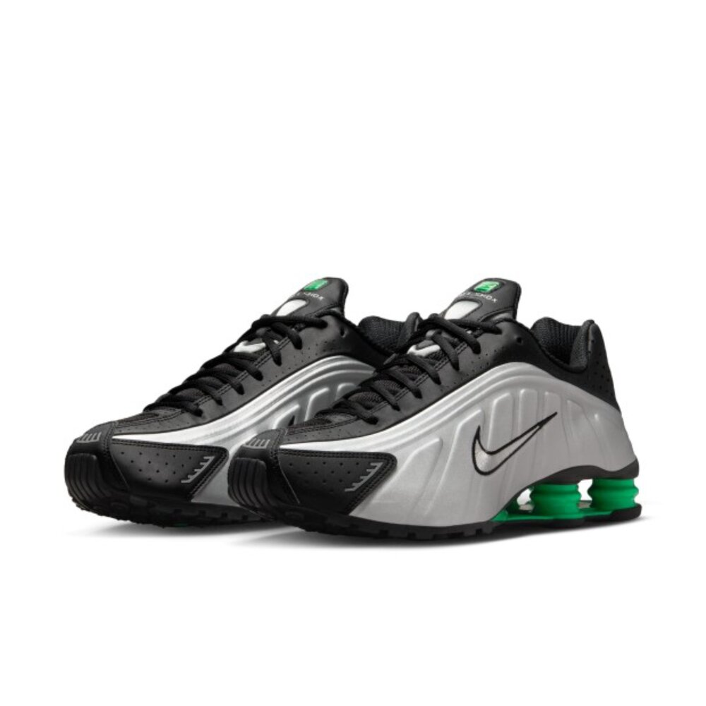 HQ1988-006-Nike Shox R4 Metallic Silver Green Shock 銀綠色 HQ1988-006