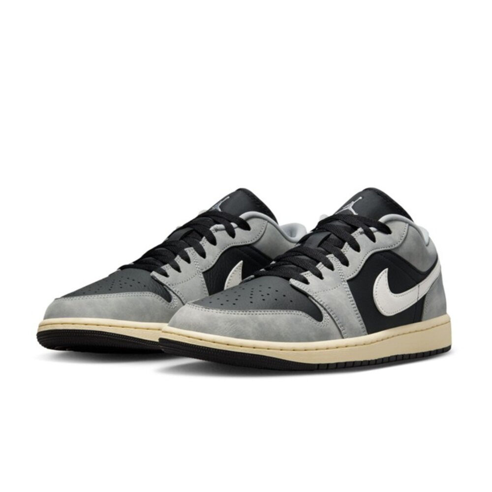 HQ2010-012-Nike Air Jordan 1 Low Light Smoke 麂皮灰黑 HQ2010-012