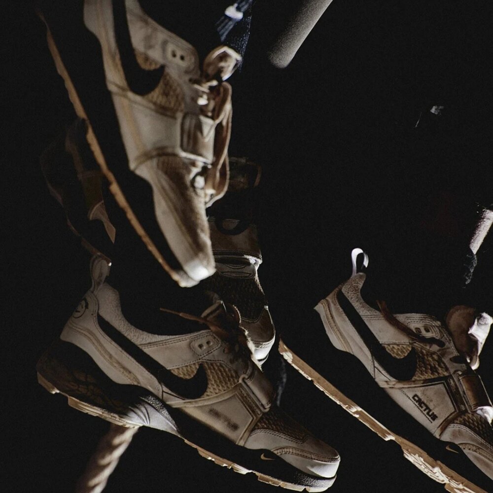 Travis Scott x Nike Zoom 巧克力色 聯名款 低筒 運動鞋 休閒鞋 男鞋-圖片-10