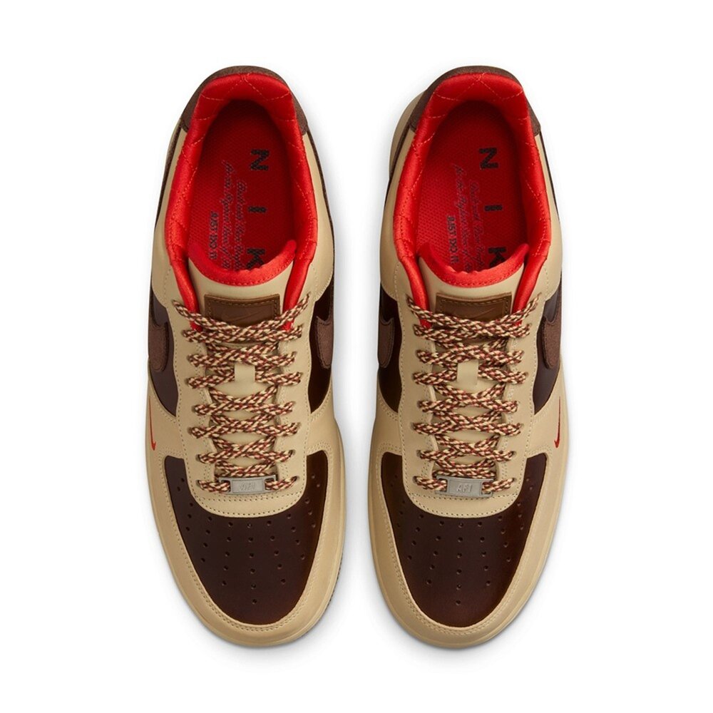Nike Air Force 1'07 Cacao Wow 紅棕 AF1 復古 休閒鞋 男鞋 HQ3447-222-圖片-3