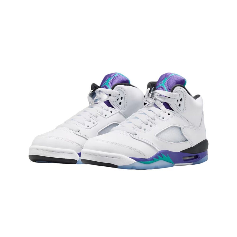 HQ7980-100-Nike Air Jordan 5 Retro OG Grape 白葡萄 GS	經典復刻 休閒鞋 大童鞋 HQ7980-