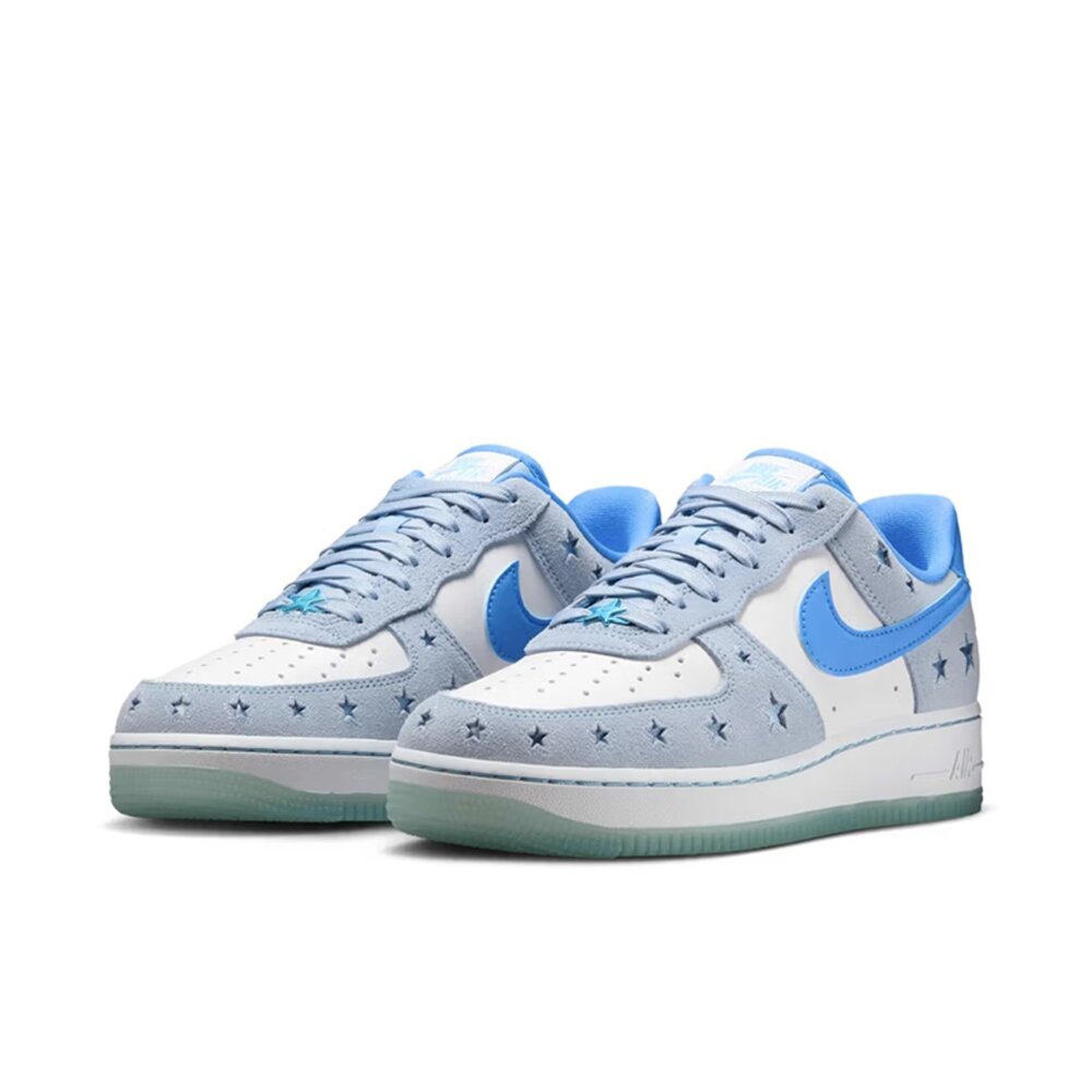HQ8051-400-W Nike Air Force 1 Low Starstruck 藍白 星星 麂皮拚皮革 HQ8051-400