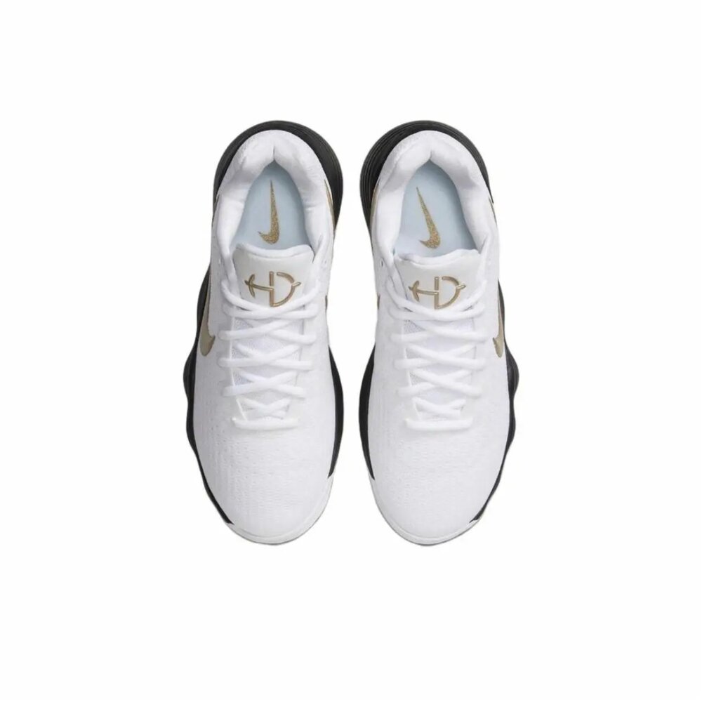 Nike Hyperdunk 2017 Low EP White Metallic Gold Black 白金 籃球鞋-圖片-2